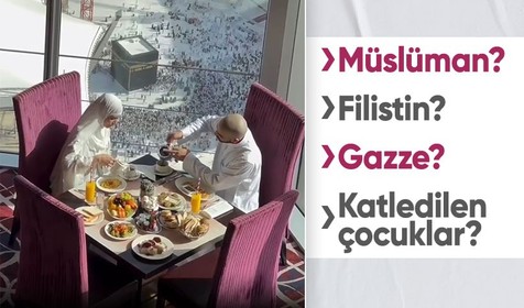 Kabe manzaralı kahvaltıya tepki yağıyor