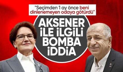 Özdağ'dan Akşener ile ilgili çok konuşulacak iddia: Seçimden 1 ay önce beni dinlenemeyen odaya götürüp 'adamı cumhurbaşkanı seçiyoruz' dedi