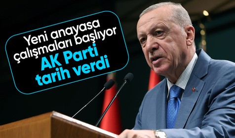 Yeni anayasa çalışmaları başlıyor: AK Parti tarih verdi