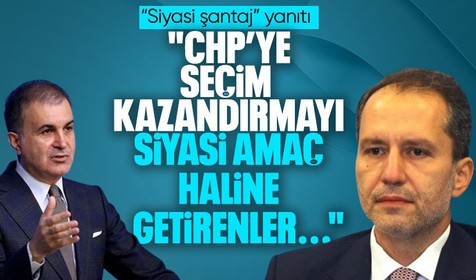 AK Parti Sözcüsü Ömer Çelik'ten Erbakan'a "siyasi şantaj" yanıtı