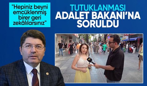 "Hepiniz beyni emcüklenmiş birer geri zekâlılarsınız" sözlerinin ardından tutuklanan kadın ile ilgili Adalet Bakanı'na soru soruldu