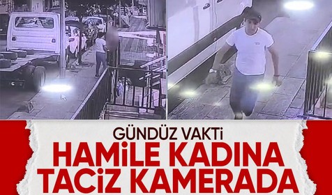 Sultangazi'de gündüz vakti hamile kadına taciz! O anlar kamerada