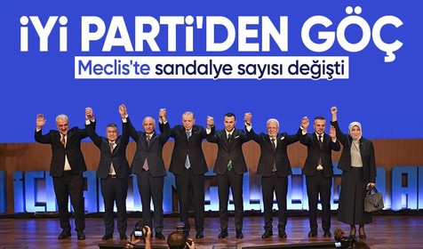 AK Parti'ye geçen 2 milletvekili de İYİ Parti'den! Meclis'te bakın kaç kişi kaldılar?