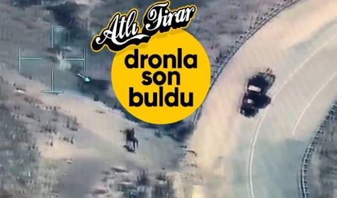Erzurum'da kesinleşmiş 14 yıl 11 gün cezasıyla aranan H.Ç dron ile yakalandı