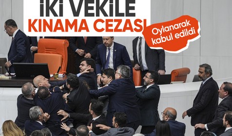 AK Partili Alpay Özalan ve TİP Milletvekili Ahmet Şık'a kınama cezası