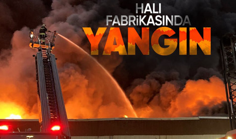 Gaziantep'te halı fabrikasında yangın! Dumanlar şehrin her yerinden görülüyor