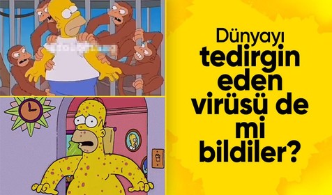 The Simpsons maymun çiçeği virüsünü de mi bildi? Dizide yer alan monkeypox detayı dikkat çekti
