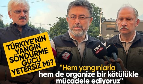 Bakan Yumaklı: Organize bir kötülükle mücadele ediyoruz