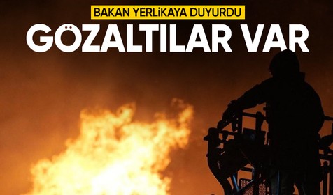 Orman yangınlarıyla ilgili toplam 7 şüpheli gözaltına alındı