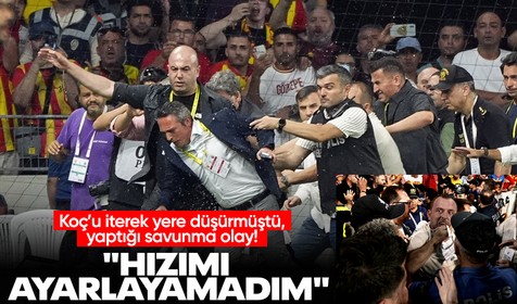 Ali Koç'u iterek düşüren şahıstan bir garip savunma: "Yerler ıslaktı, hızımı ayarlayamadım"