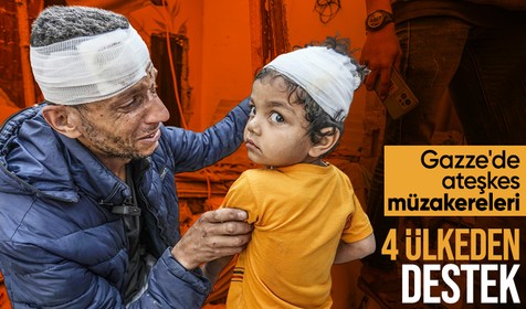İngiltere, Almanya, Fransa ve İtalya dışişleri bakanlarından Gazze'de ateşkese destek