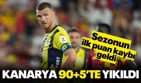 İzmir'de kazanan yok! Fenerbahçe son dakika golü ile yıkıldı