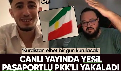 Jahrein canlı yayında yeşil pasaportlu PKK'lı yakaladı: Kürdistan elbet bir gün kurulacak