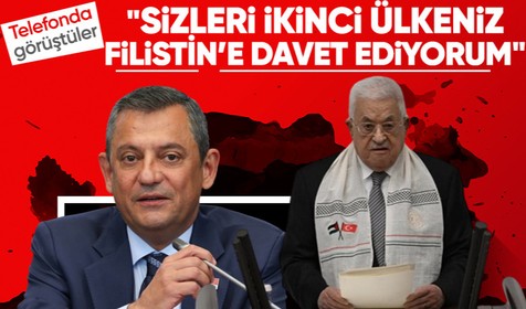 Mahmud Abbas'tan Özgür Özel'e Filistin daveti: “Sizleri ikinci ülkeniz Filistin’e davet ediyorum"