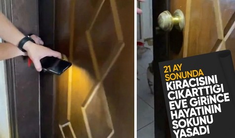 21 ay sonra kiracısını çıkarttığı eve girince hayatının şokunu yaşadı
