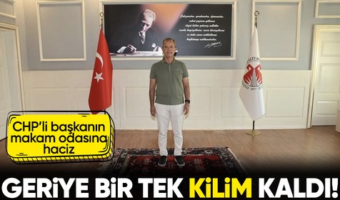 CHP'li Döşemealtı Belediye Başkanı'nın makam odasına haciz! Geriye sadece bir şey bıraktılar