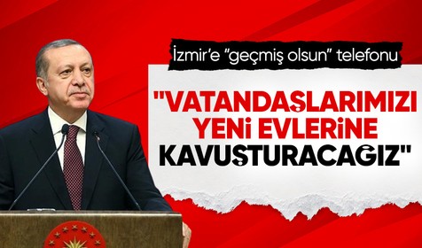 Cumhurbaşkanı Erdoğan, İzmir'deki yangından etkilenen vatandaşlarla telefon görüşmesi yaptı
