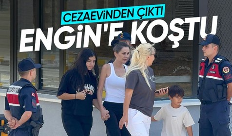 Tahliye olan Dilan Polat cezaevindeki eşi Engin Polat'ı ziyarete gitti