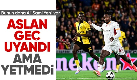 Batshuayi'nin çabası Galatasaray'a yetmedi