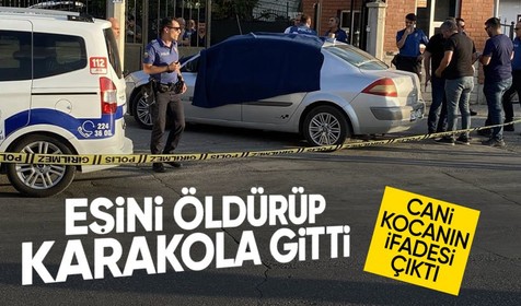 Konya'da karısını öldürüp karakola giden adamın ifadesi çıktı