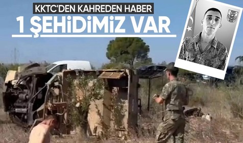 MSB kahreden haberi verdi! KKTC'de trafik kazası: 1 asker şehit, 11 asker yaralı