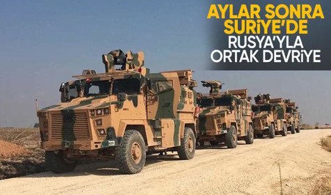 Barış Pınarı Harekat Bölgesi'nde Rusya ile ortak devriye yeniden başladı