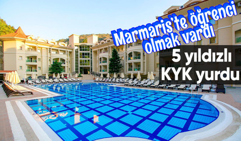 Marmaris İçmeler'de 5 yıldızlı otel KYK yurduna dönüştürüldü