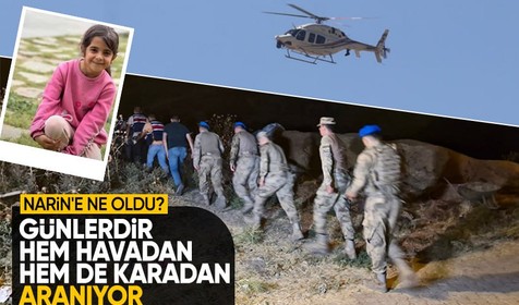 Diyarbakır'da kaybolan Narin Güran'ı arama çalışmaları sürüyor