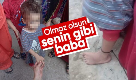 Bu defa baba dehşetinin adresi Mardin! Minicik çocuğuna işkence etti