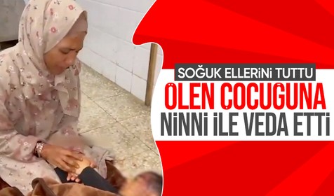 Filistinli bir annenin çocuğuna son ninnisi yürekleri burktu