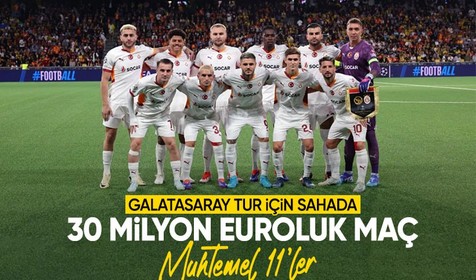 Galatasaray - Young Boys maçının muhtemel 11'leri