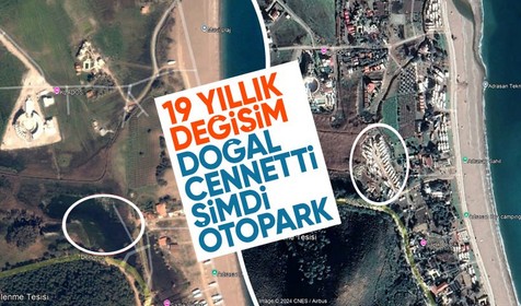 Antalya'da bir gölün 19 yıllık değişimi! Doğal bir cennetti, şimdi otopark