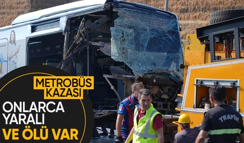 Son dakika! Küçükçekmece'de metrobüs kazası: 1 ölü çok sayıda yaralı
