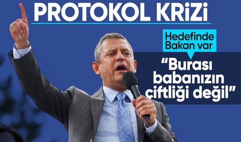 Kütahya'da protokol krizi! CHP Başkanı Özel'den Yerlikaya'ya ağır laflar