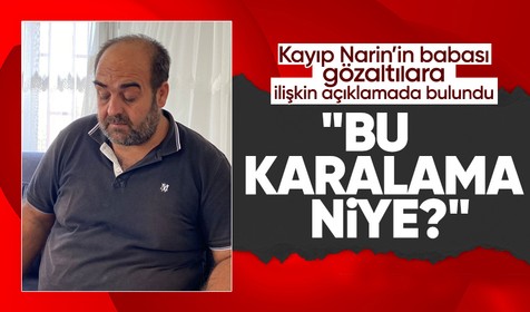 Kayıp Narin'in babası tepki gösterdi! "Bu karalama niye?"