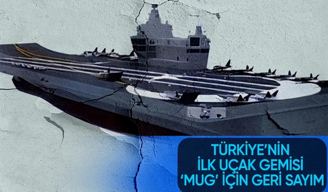 Türkiye'nin ilk Milli Uçak Gemisi için geri sayım başladı