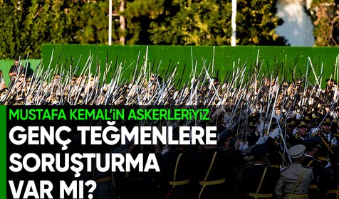Milli Savunma Bakanlığı 'Mustafa Kemal'in askerleriyiz' diye slogan atan teğmenlere soruşturma iddiasını yalanladı