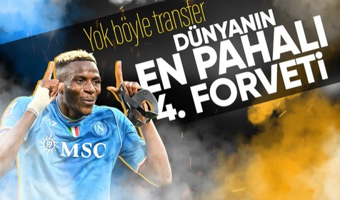 Dünyanın aktif olarak en pahalı 4. forveti! Karşınızda Victor Osimhen