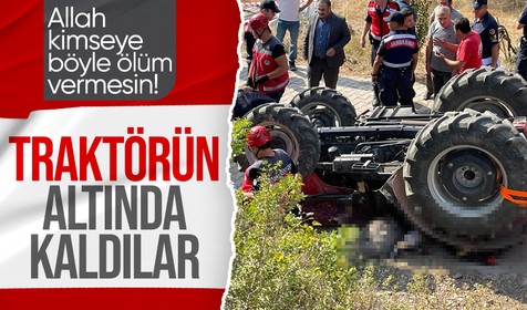 Sakarya'da dehşet kaza! Traktör devrildi, hala ve yeğen altında kalarak can verdi
