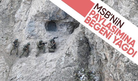 Mehmetçik vatan nöbetinde: MSB paylaştı