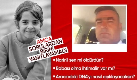 Narin'in amcası Salim Güran, sorguda bir soruya yanıt veremedi
