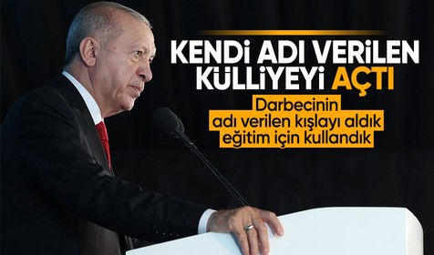 Cumhurbaşkanı Erdoğan Marmara Üniversitesi külliye açılışında konuştu