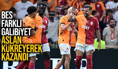 Gabriel Sara adeta şov yaptı! Galatasaray'dan 5 gollü galibiyet