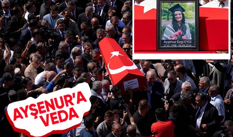 İsrail askerlerince öldürülen Ayşenur Ezgi Eygi, son yolculuğuna uğurlandı