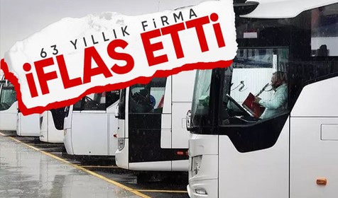 63 yıllık otobüs firması Hakiki Koç Turizm iflas bayrağını çekti