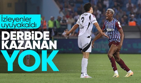 Beşiktaş'tan sezonun ilk puan kaybı! Derbide kazanan yok