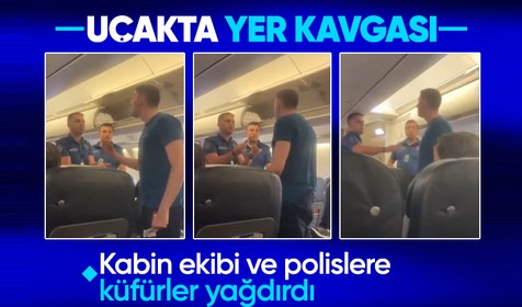 İlk önce kabin ekibine sonra polisle hakaret etti, uçaktan indirildi