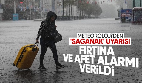 İstanbul dahil birçok il için kuvvetli sağanak uyarısı