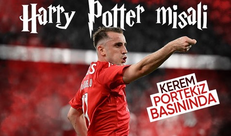 Portekiz basınının Kerem Aktürkoğlu şaşkınlığı! 'Harry Potter sahnede'