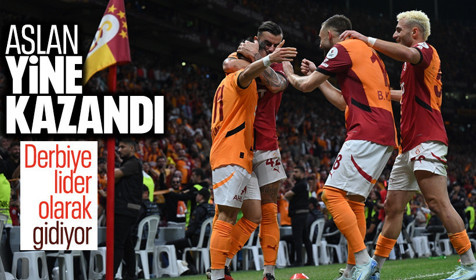 Galatasaray kazanmaya devam ediyor! Derbiye lider olarak gidecekler